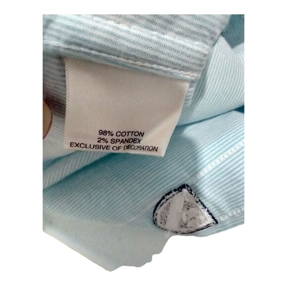 Men’s Cremieux Classics Slim Fit Stretch Oxford Short Sleeve Shirt Size Medium - Picture 4 of 9